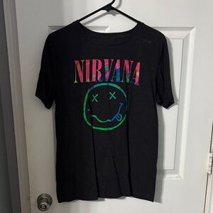 Nirvana Black Graphic T-Shirt